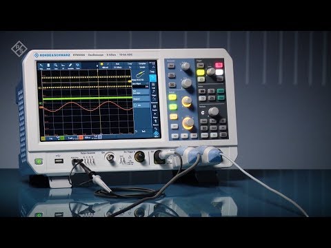 Rohde&Schwarz Oscilloscope, DSO, 4-channel, 1 GHz, 10 bit, 100 (200) Mpts