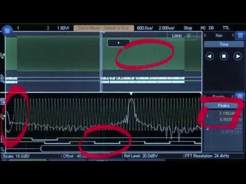 Keysight Oscilloscope, MSO, 2 + 16-channel, 200 MHz, 1 million wfm / s