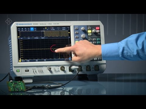 Rohde&Schwarz Oscilloscope, MSO, 4 + 16-channel, 1 GHz, 10 bit, 40 (80) Mpts