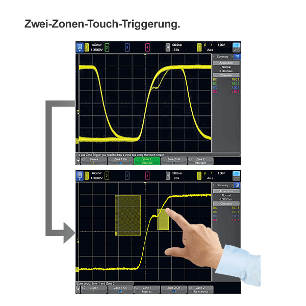 Keysight Oscilloscope, DSO, 2-channel, 200 MHz, 1 million wfm / s