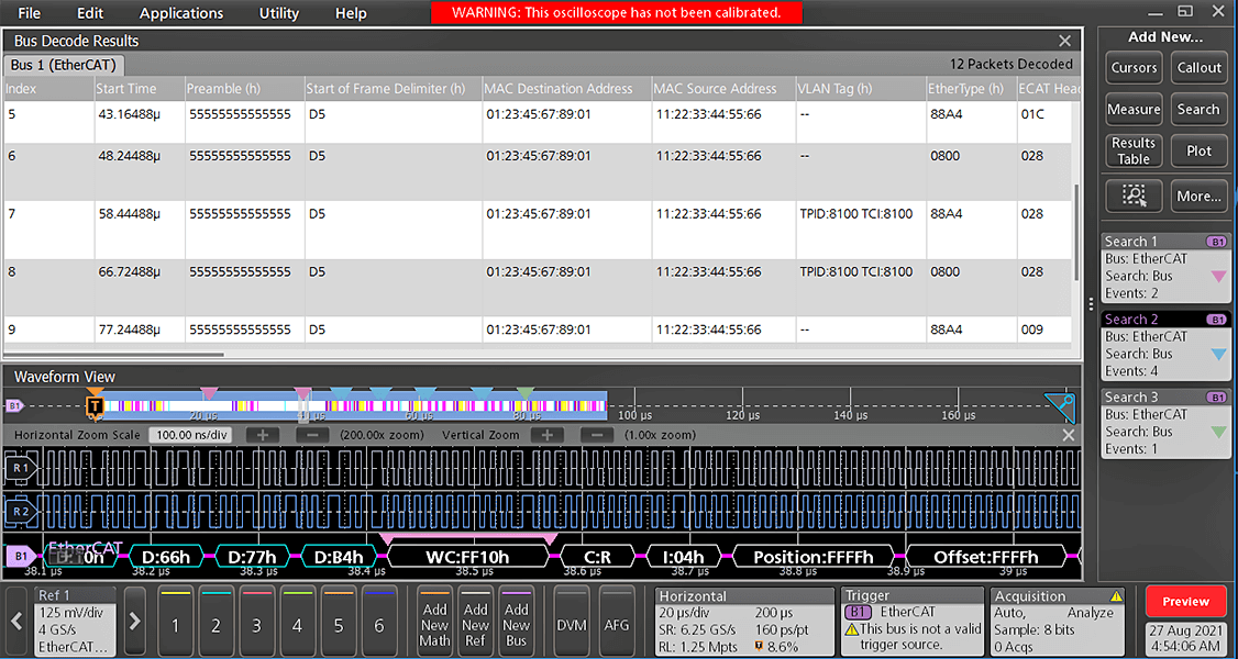 Tektronix 4-SRETHERCAT