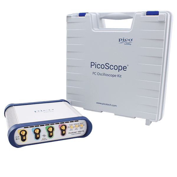 Pico Sampler extended real time USB oscilloscope (SXRTO), 4-channel, 16 GHz, 5 TS / s