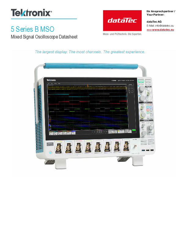 Tektronix MSO56B-5-BW-350 Performance-Oszilloskope 500 MHz - 70 GHz ...