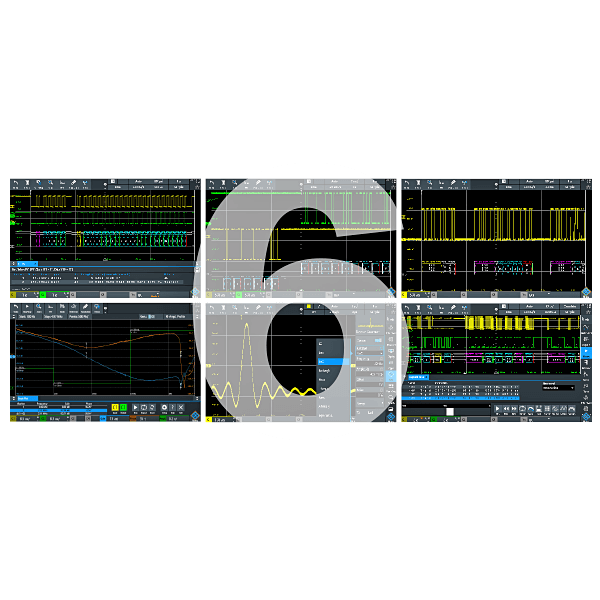 Rohde&Schwarz Complete package including oscilloscope RTB2004, RTB2000 series, MSO, 4 + 16-channel, 300 MHz &amp; APP bundle RTB-PK1