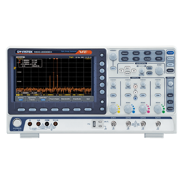 GW Instek MDO-2074EX 4-channel oscilloscope / spectrum analyzer