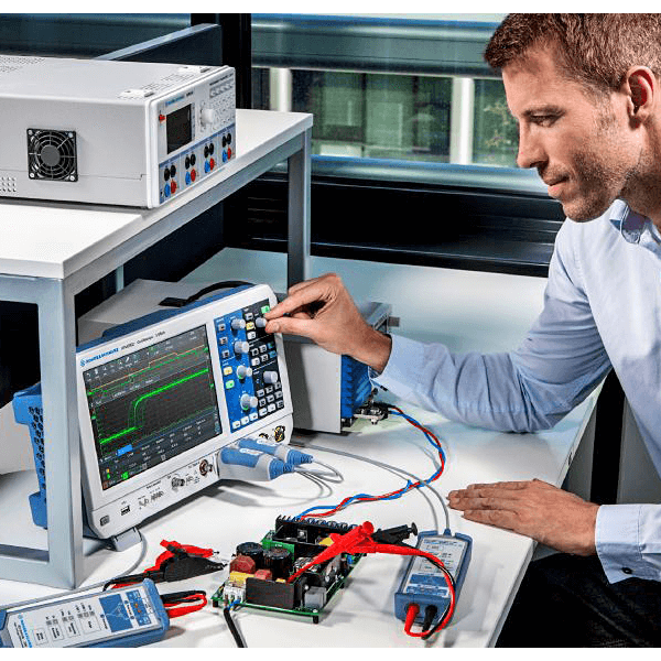 Rohde&Schwarz Oscilloscope, MSO, 4 + 16-channel, 1 GHz, 10 bit, 100 (200) Mpts