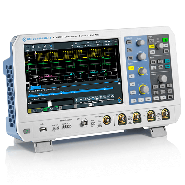 Rohde&Schwarz Oscilloscope, DSO, 4-channel, 350 MHz, 10 bit, 40 (80) Mpts