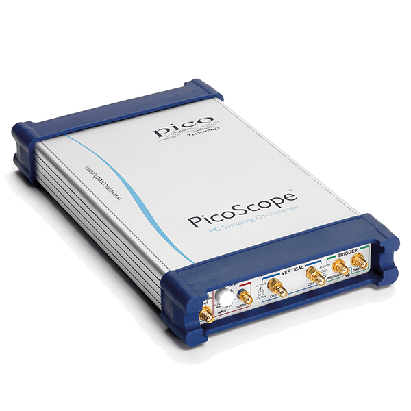 Pico USB sampling oscilloscope, 2-channel, 20 GHz, clock recovery, optical input