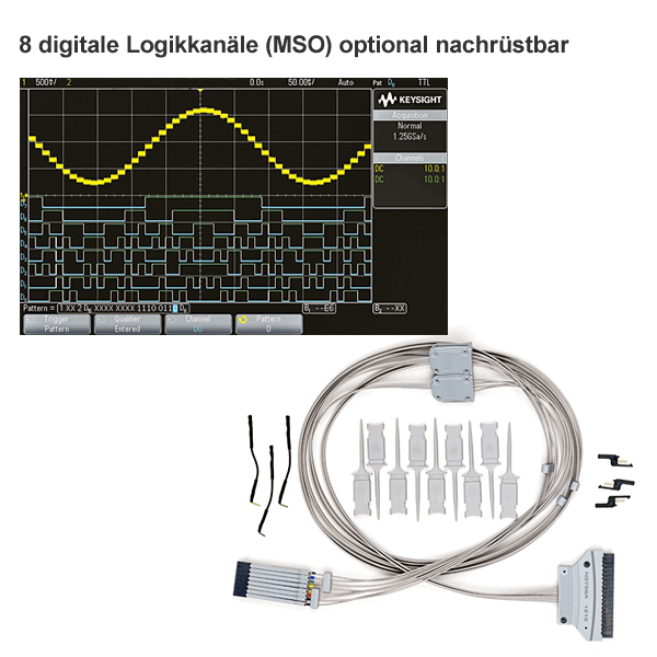 Keysight Oscilloscope, DSO, 4-channel, 100 MHz