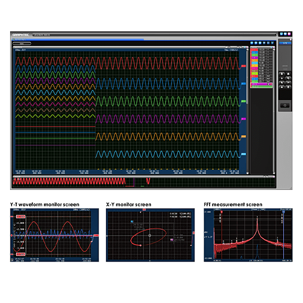 Graphtec Datenlogger (DAQ System), modular, Zentraleinheit, >10 Module / 112 Kanäle