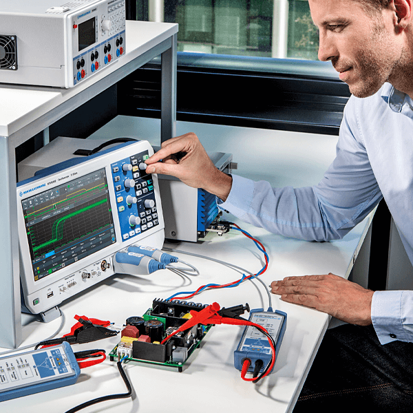 Rohde&Schwarz Oscilloscope, DSO, 4-channel, 100 MHz, 10 bit, 40 (80) Mpts