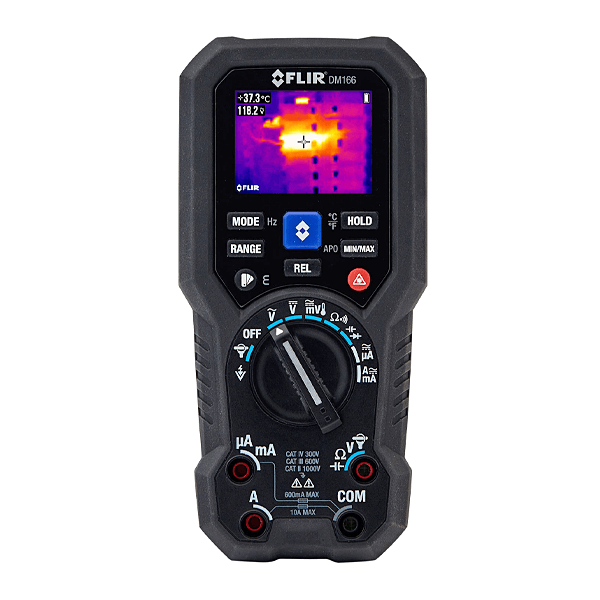 Teledyne FLIR DM166 TRMS multimeter, integr. 80 x 60 px thermal image detector