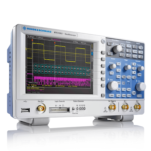 Rohde&Schwarz Oscilloscope, DSO, 2-channel, 50 MHz, 1 (2) Mpts, integr. Signal generator