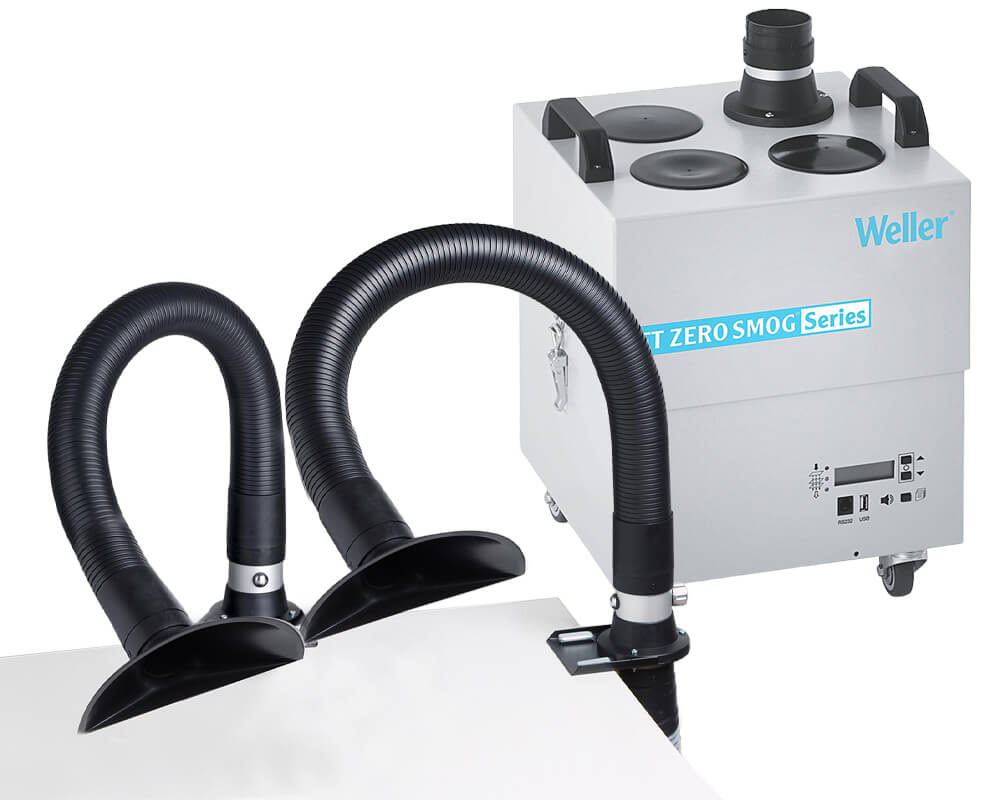 Absauggerät im Kit mit je 2x Absaugarm & Trichterdüse