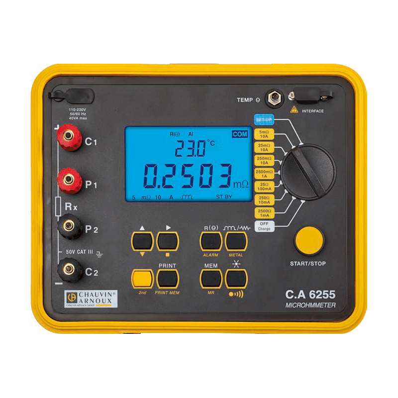 Micro-Ohmmetre 200A - P01143300 - CA6292 - CHAUVIN ARNOUX