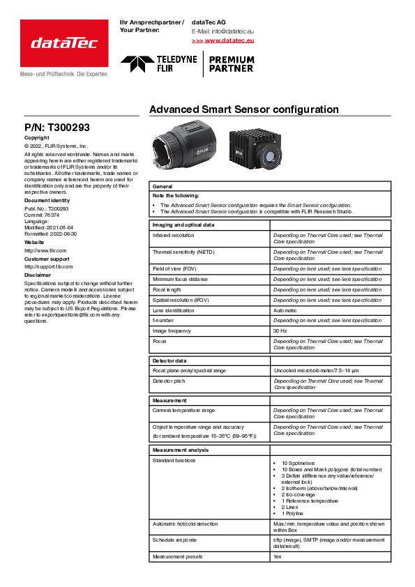 Teledyne FLIR T300293 Thermal Imaging Camera Accessory