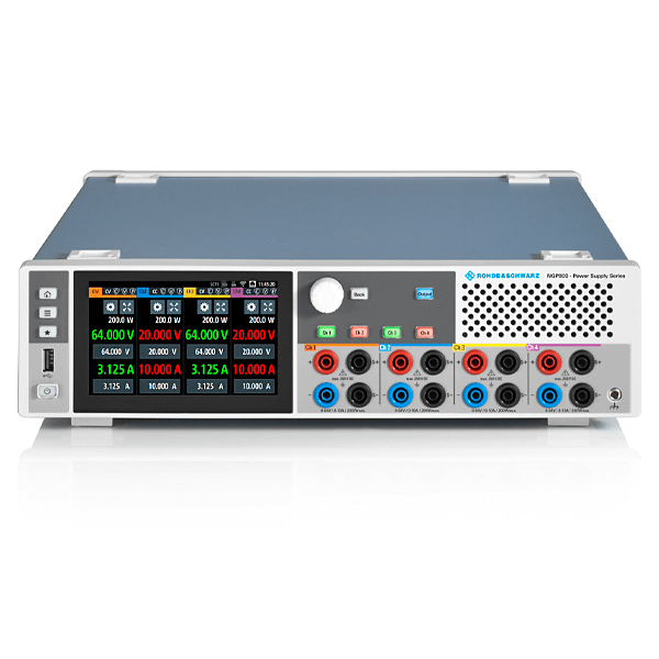 Rohde&Schwarz NGP824 DC Netzgerät, 4 Kanal, 800 W, 4 x 64 V / 10 A, Auflösung 1 mV / 0,5 mA, NGP800-Serie (5601.4007.03)