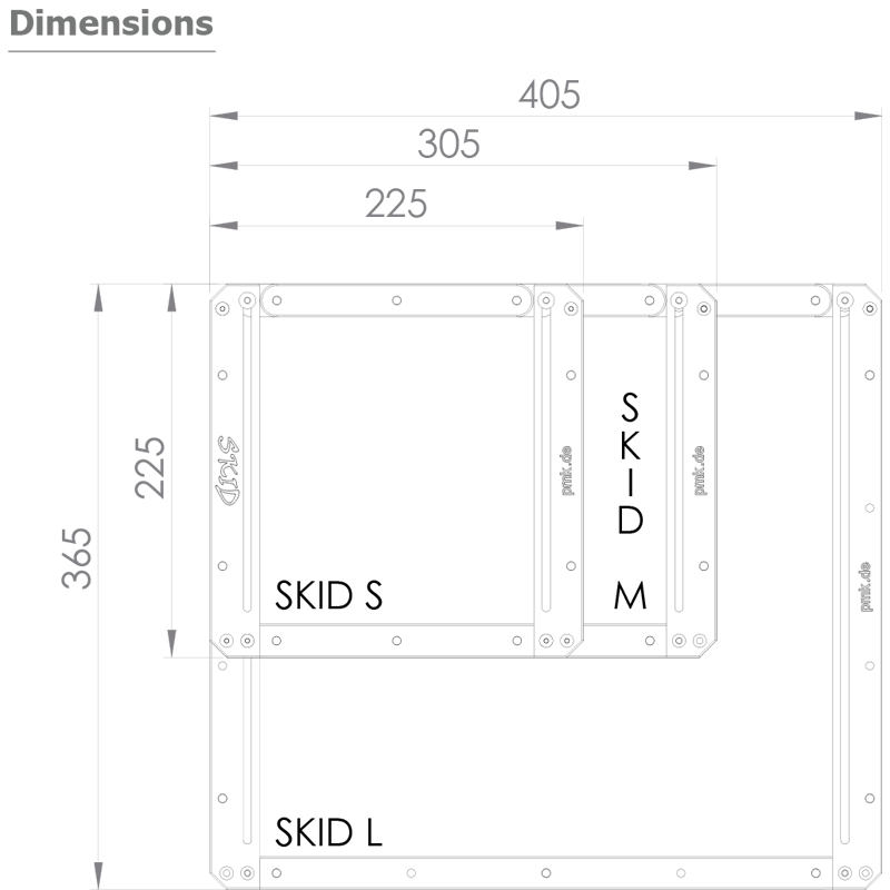 PMK 893-500-000 SKID-S PCB holder