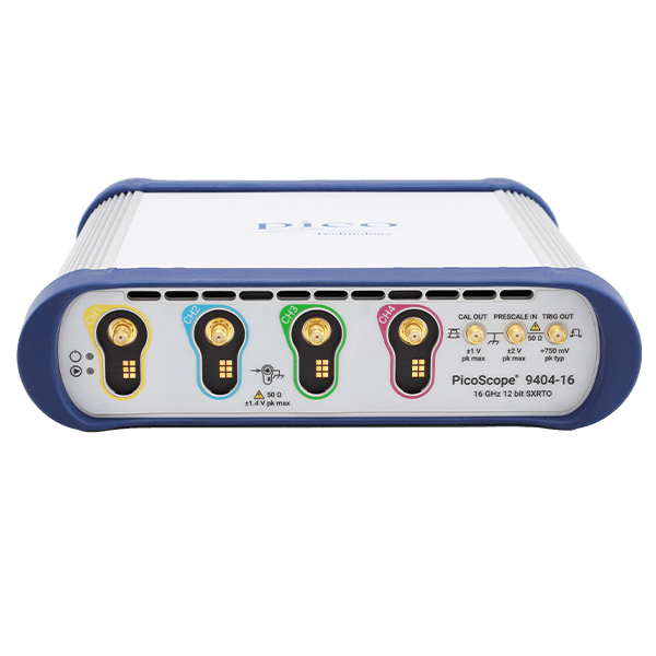 Pico Sampler extended real time USB oscilloscope (SXRTO), 4-channel, 16 GHz, 5 TS / s