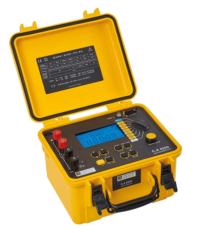 Micro-Ohmmetre 200A - P01143300 - CA6292 - CHAUVIN ARNOUX