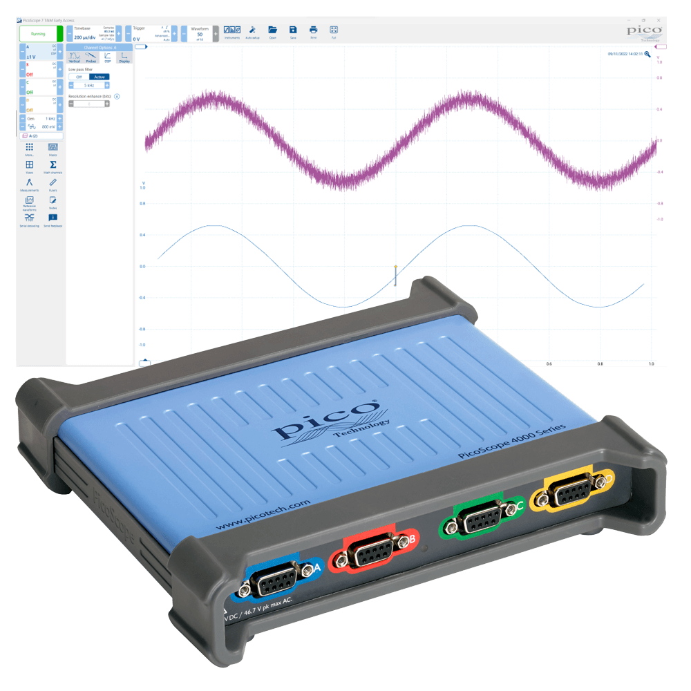 Pico PicoScope 4444 1000 V CAT III-Kit