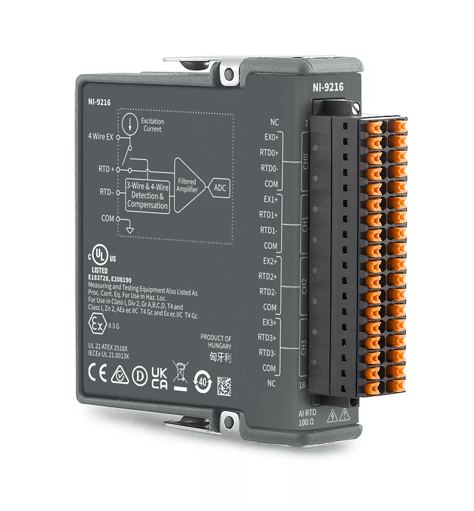 Ni Spring Terminal 785186-01 | NI 9216 spring terminals, analog input module, 8 channels ...