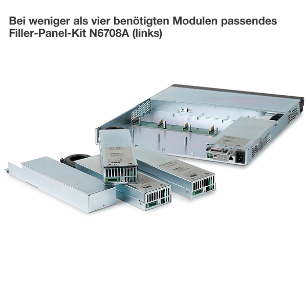 Alimentation DC 300W, 400W, 500W, 600W et 1200W : Série N6700C