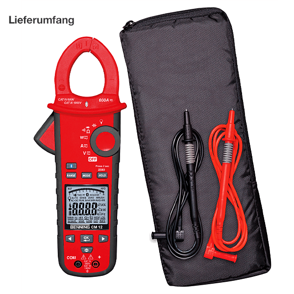 Benning CM12 Current Clamp, Digital, RMS