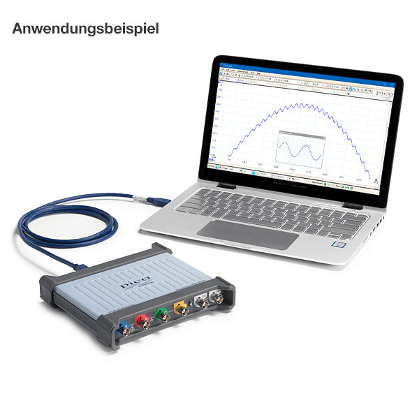 Pico USB oscilloscope for PC, DSO, 4-channel, 200 MHz