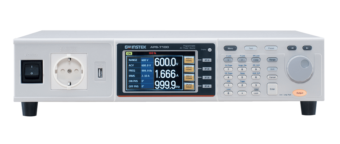 GW Instek APS-7100 AC source 1000 VA, 310 V