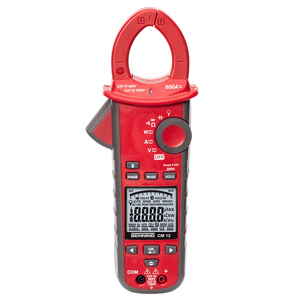 Benning CM12 Current Clamp, Digital, RMS