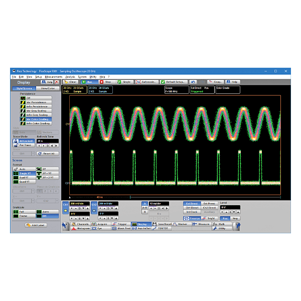 Pico USB-Sampling-Oszilloskop für PC, 2-Kanal, 20 GHz, integr. TDR/TDT