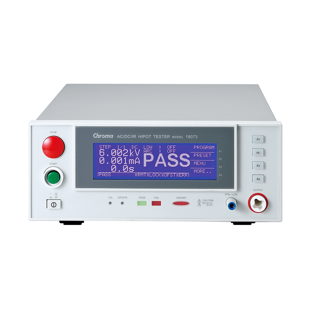 19073 | Hipot Tester AC / DC 5kV / 6kV 20 / 5mA with 1kV Riso 50GOhm ...